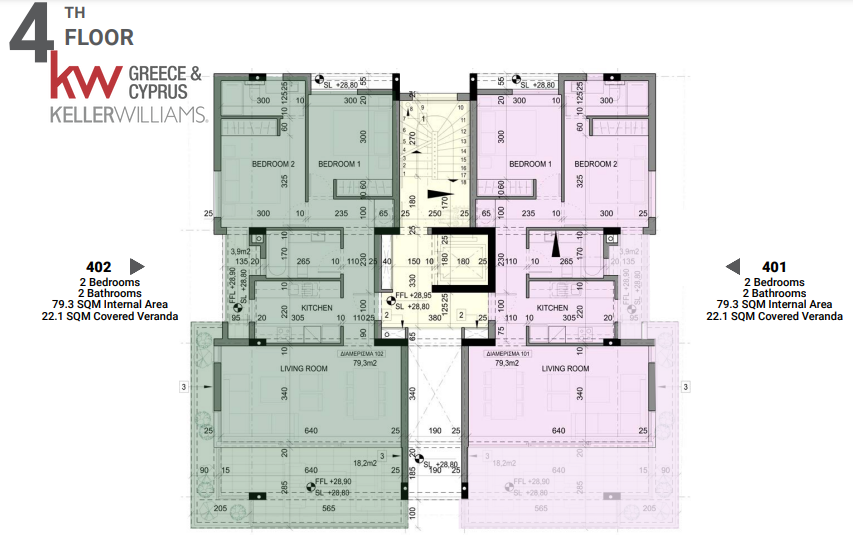 2 dormitorios Apartamento en Larnaca, Larnaka, Chipre No. 63313