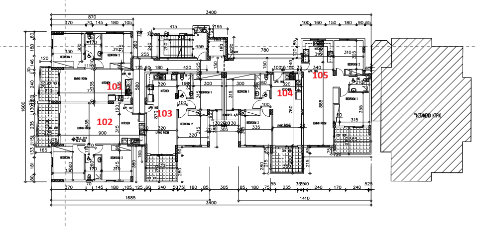 2 dormitorios Apartamento en Larnaca, Larnaka, Chipre No. 64898