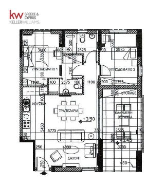 2 chambres Appartement à Ayios Dhometios, Nicosia, Chypre No. 59928