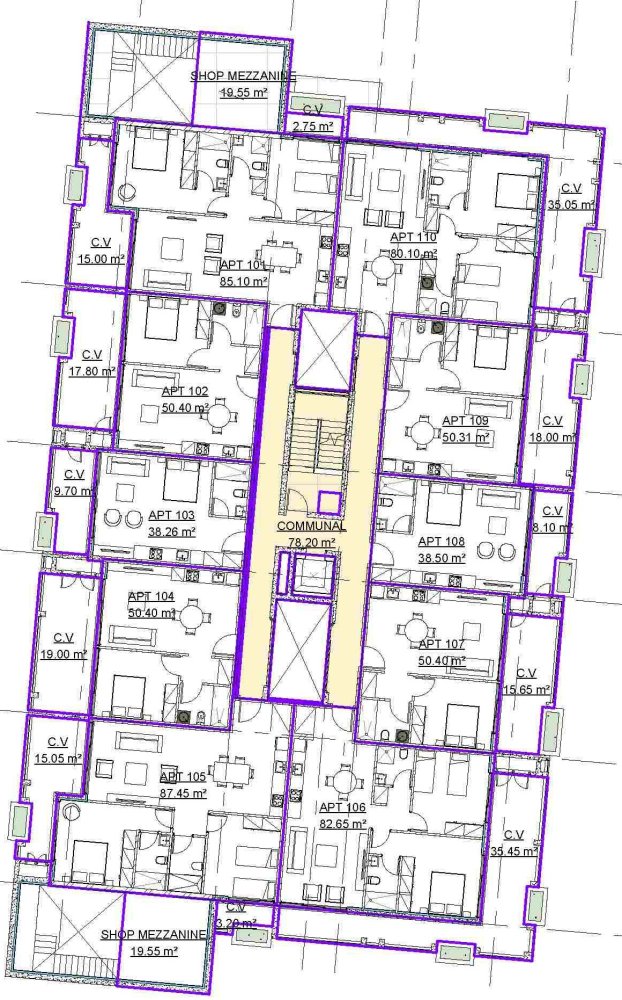 2 dormitorios Apartamento en Kato Paphos, Paphos, Chipre No. 64621