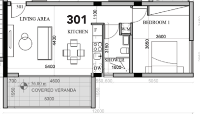 1 bedroom Apartment in Paphos, Cyprus No. 65212