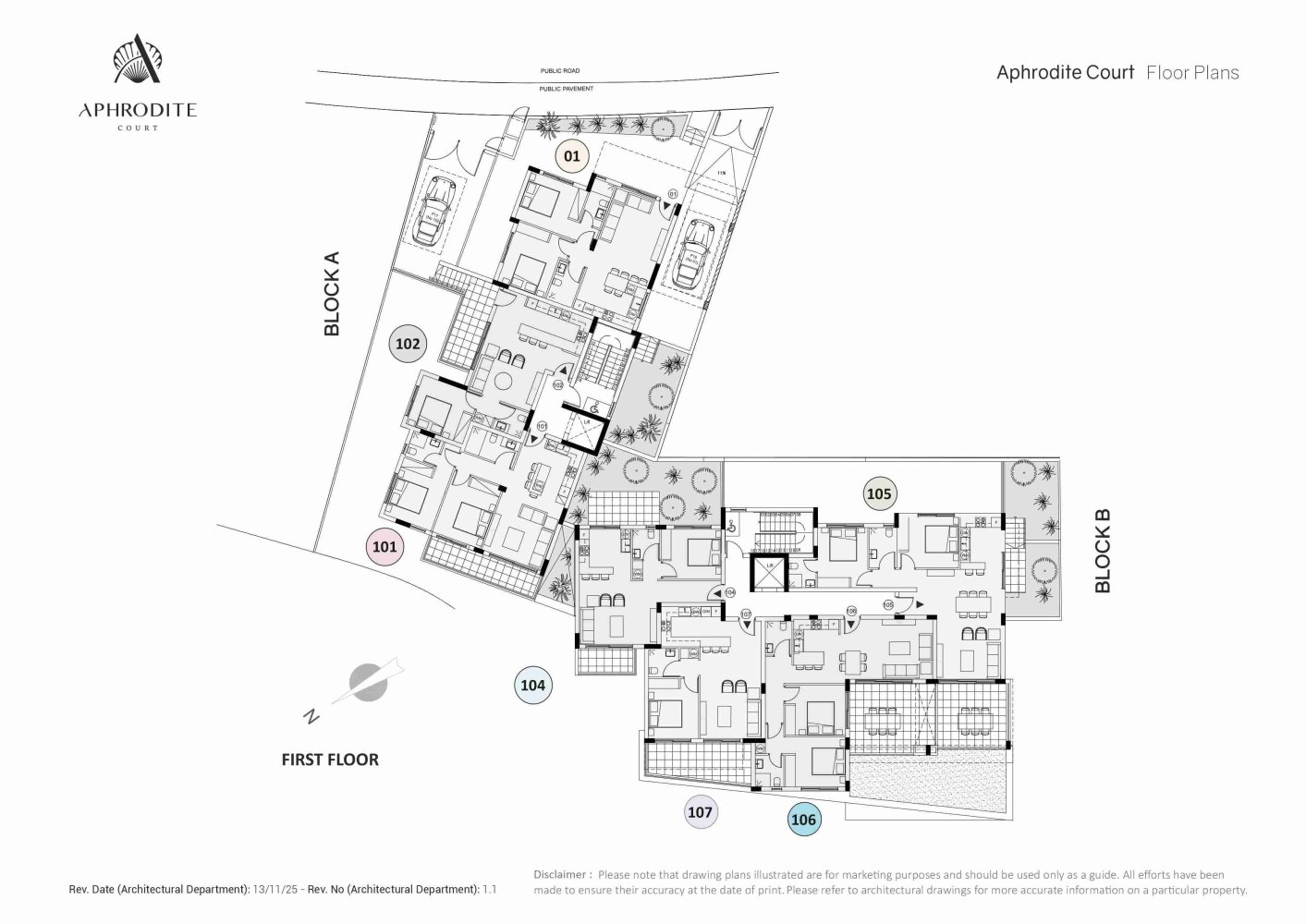 2 chambres Appartement à Paphos, Chypre No. 65048