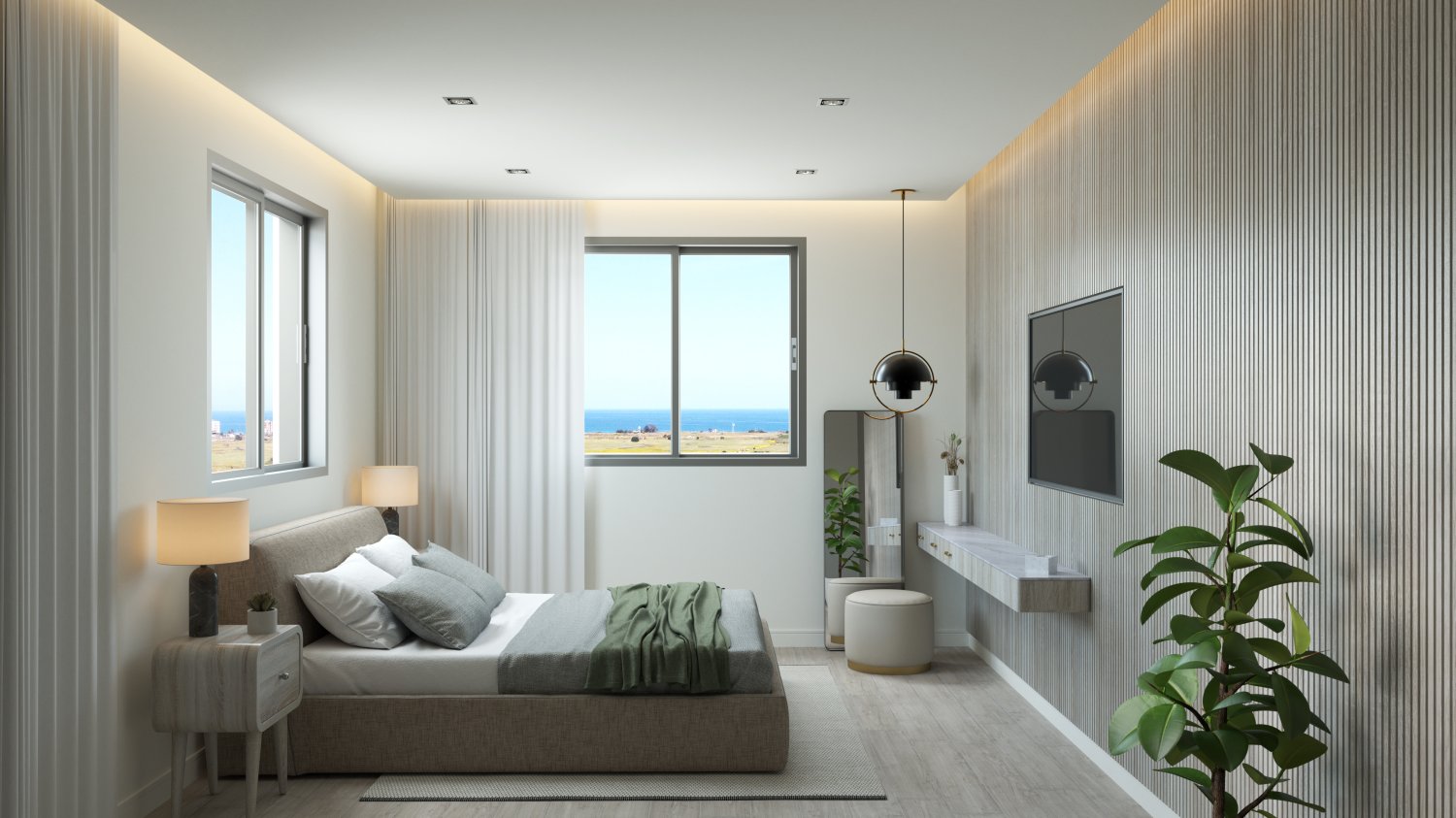 2 bedrooms Apartment in Deryneia, Ammochostos, Cyprus No. 61559