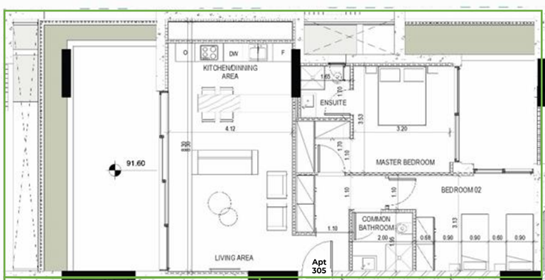 2 chambres Appartement à Paphos, Chypre No. 63822