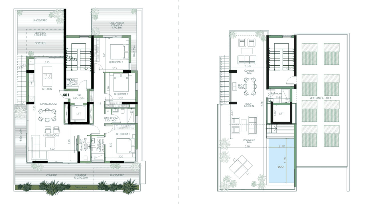 3 bedrooms Penthouse in Limassol, Cyprus No. 64020