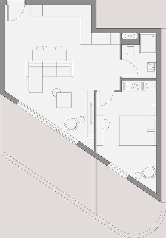 1 bedroom Apartment in Limassol, Cyprus No. 64843