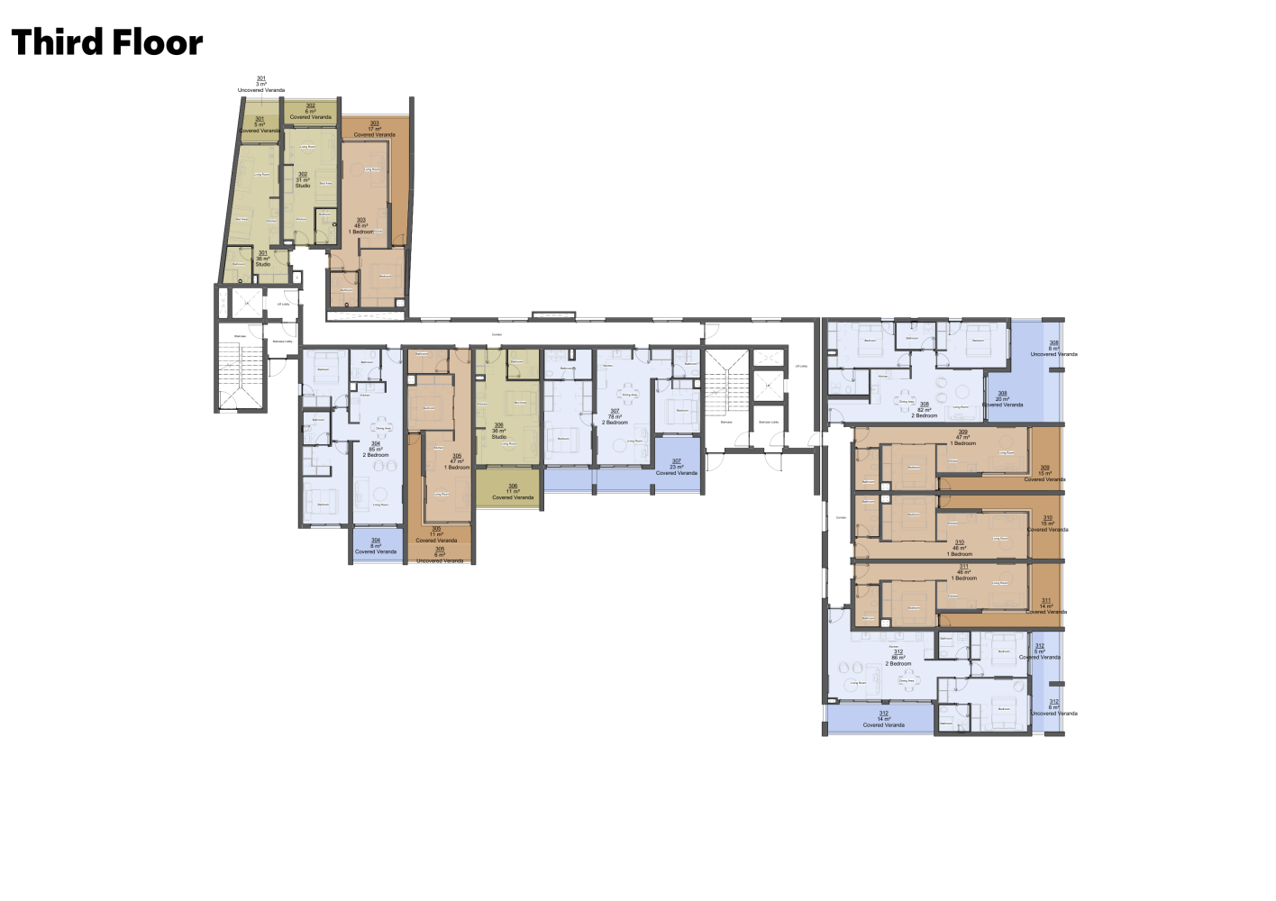 1 bedroom Apartment in Limassol, Cyprus No. 63848