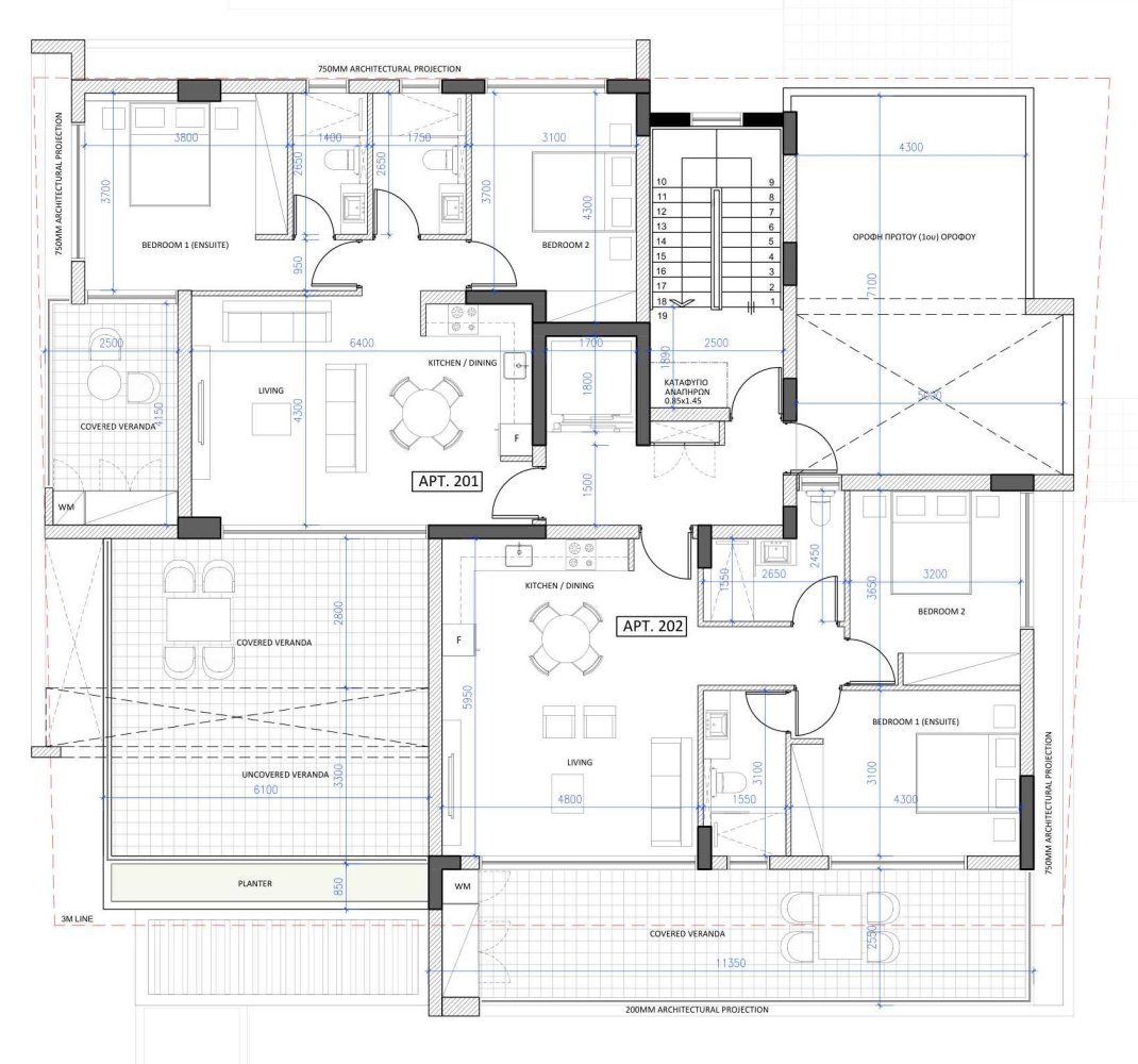 2 bedrooms Apartment in Kato Paphos, Paphos, Cyprus No. 63542