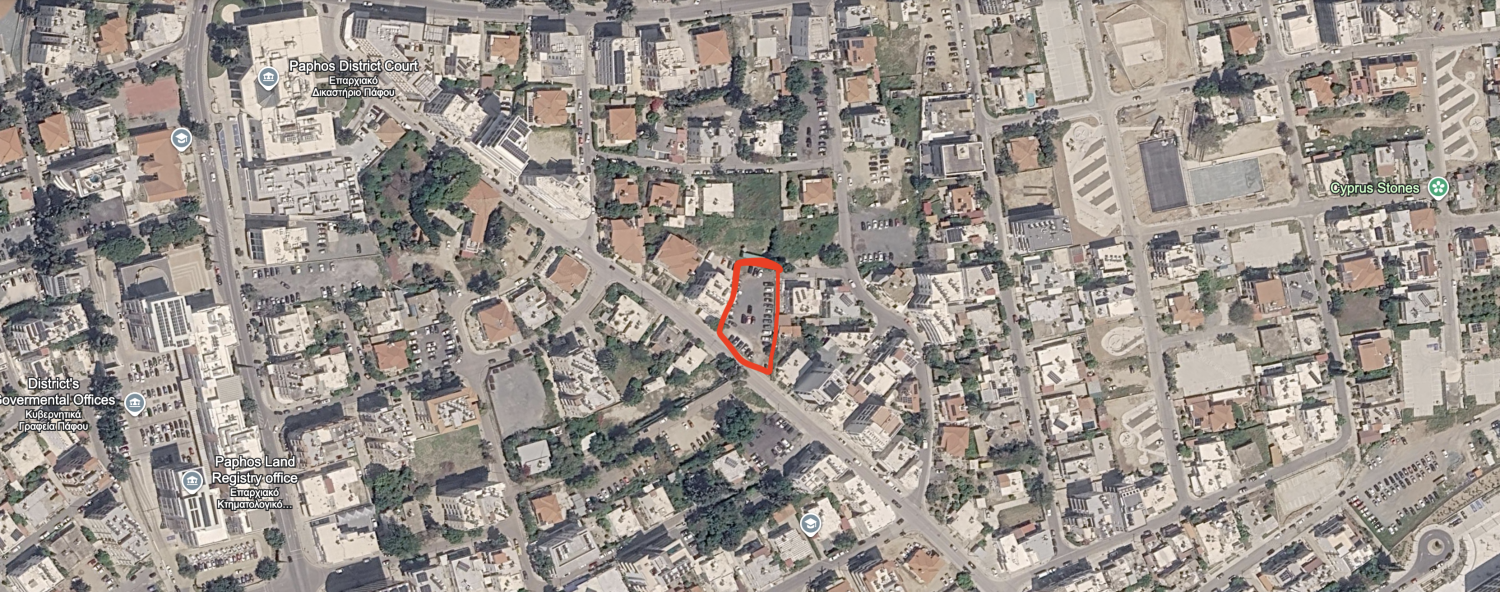 Земельный участок 1364м2 в Пафос, Кипр № 62586