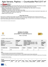 5017m2 Terreno en Agia Varvara, Paphos, Chipre No. 61557