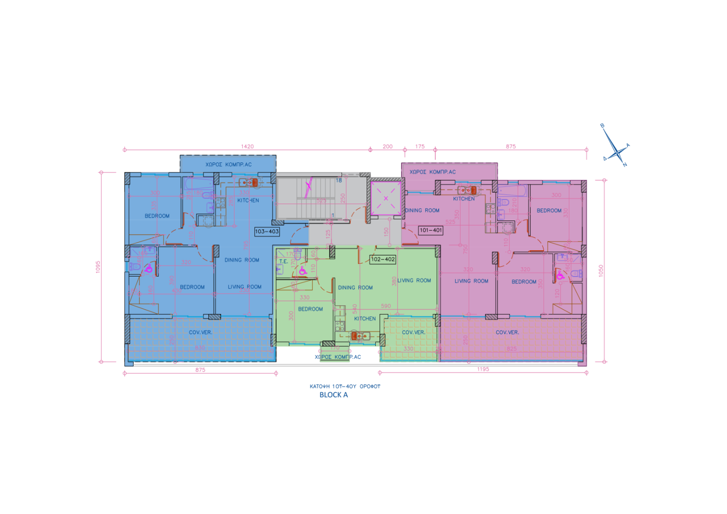 2 bedrooms Apartment in Larnaca, Larnaka, Cyprus No. 64884