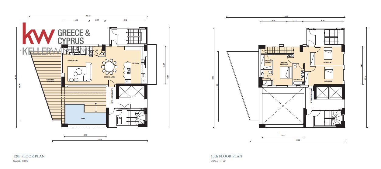 3 bedrooms Duplex in Nicosia, Cyprus No. 60108