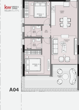 2 bedrooms Apartment in Livadia, Larnaka, Cyprus No. 60315