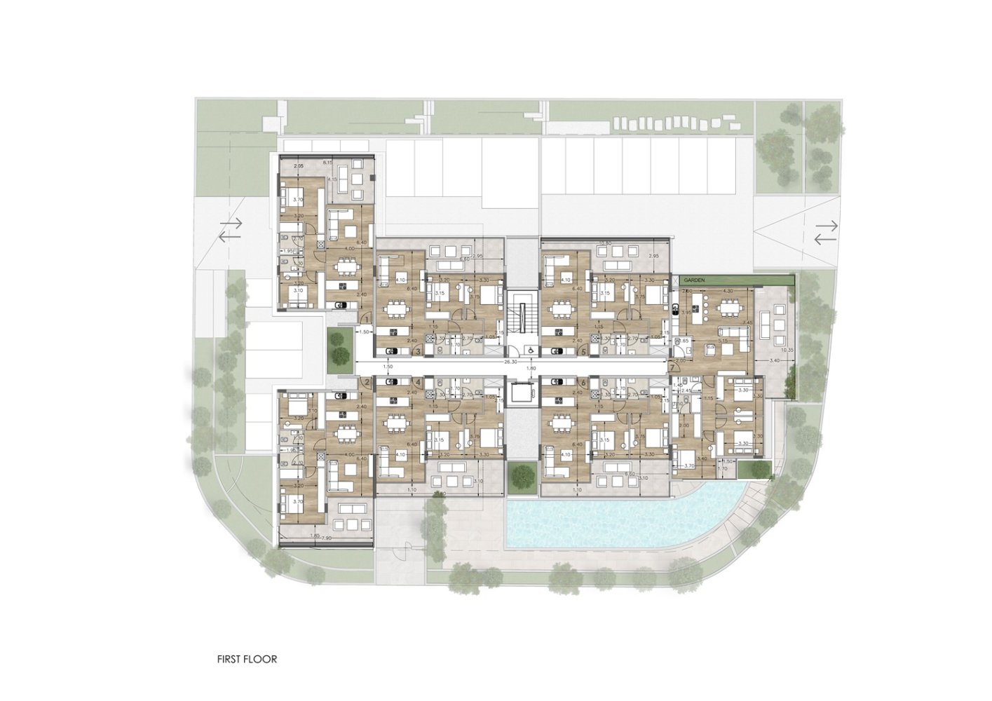 2 dormitorios Apartamento en Limassol, Chipre No. 64803