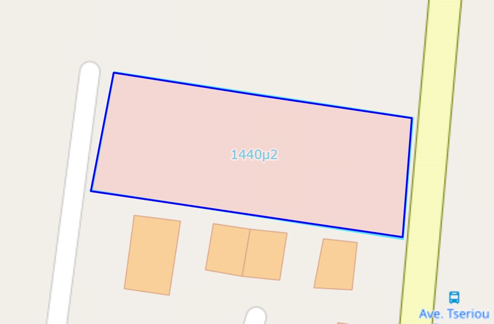 Земельный участок 1440м2 в Строволос, Никосия, Кипр № 39816