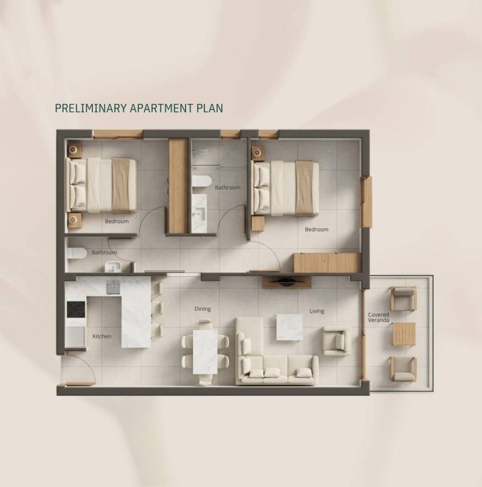 2 bedrooms Apartment in Paphos, Cyprus No. 63562