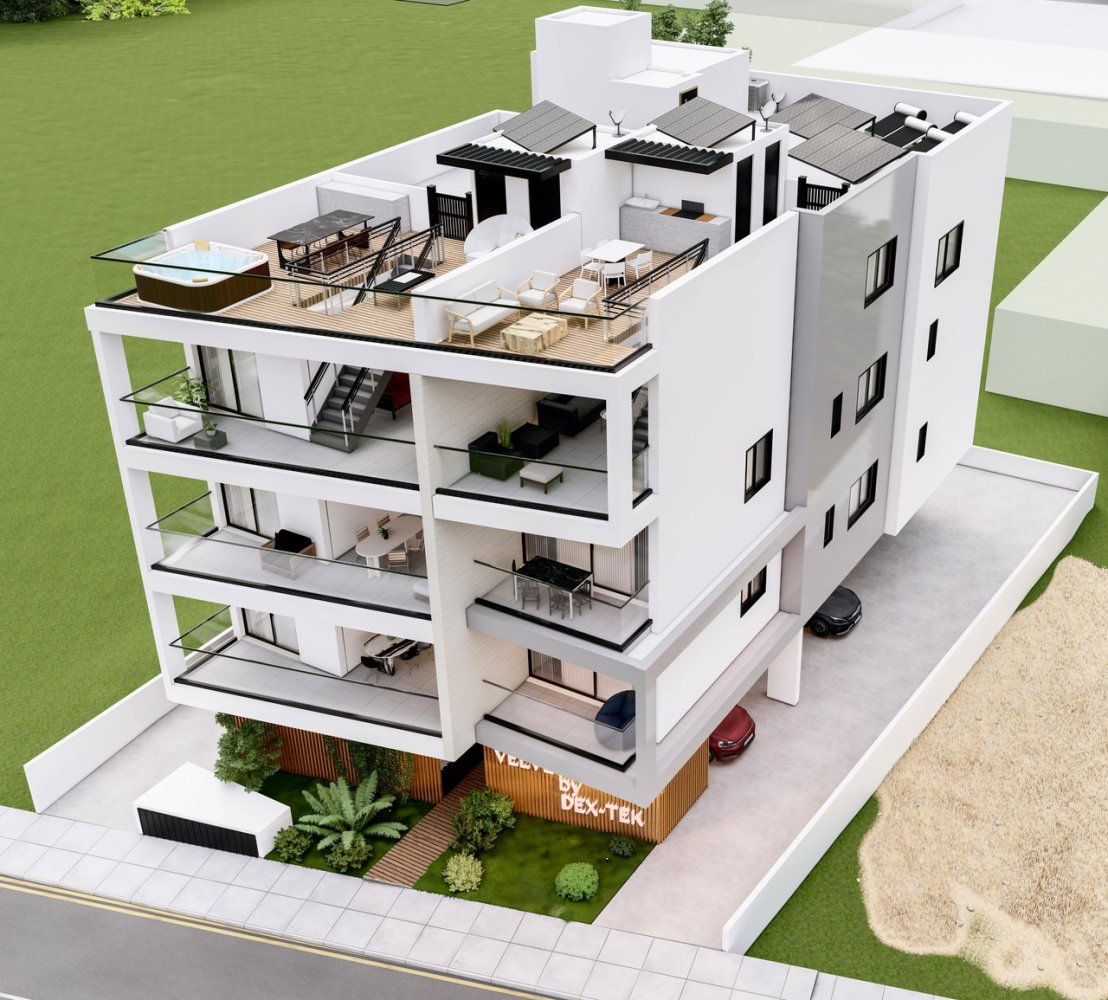 2 dormitorios Ático en Larnaca, Larnaka, Chipre No. 64156