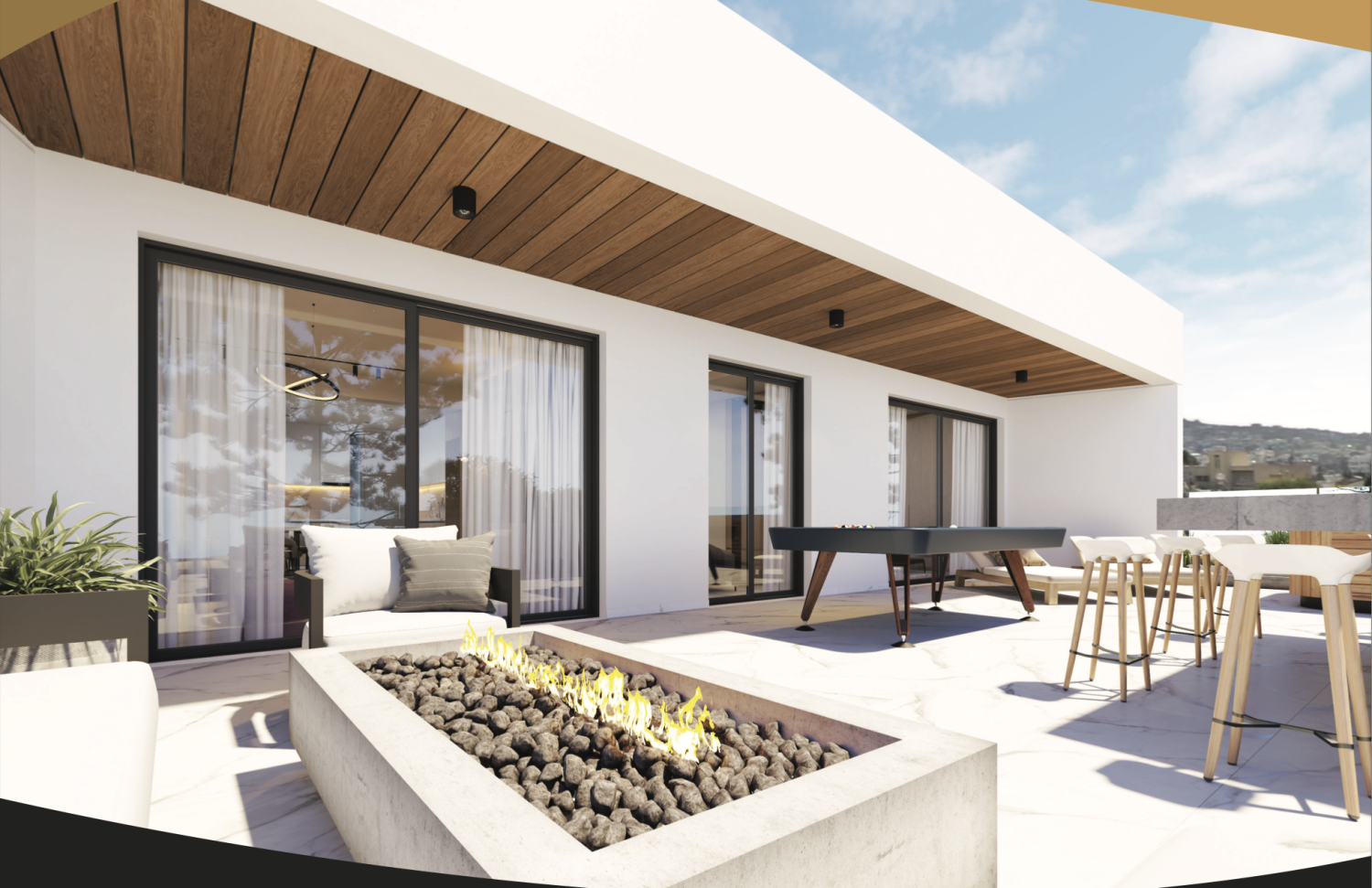 3 chambres Penthouse à Mesogi, Paphos, Chypre No. 65493