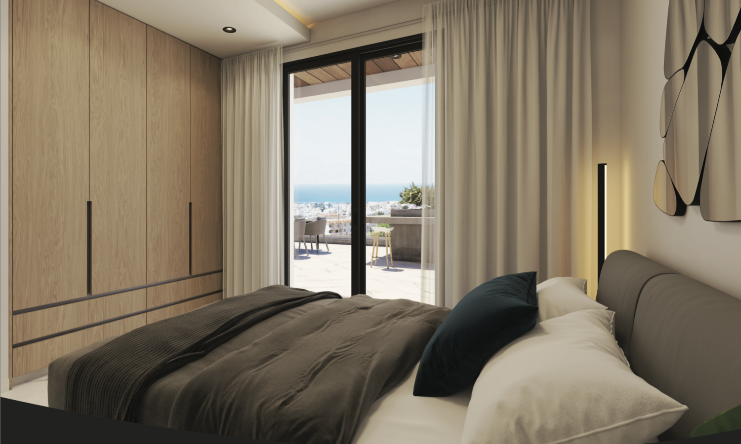3 chambres Penthouse à Mesogi, Paphos, Chypre No. 65493