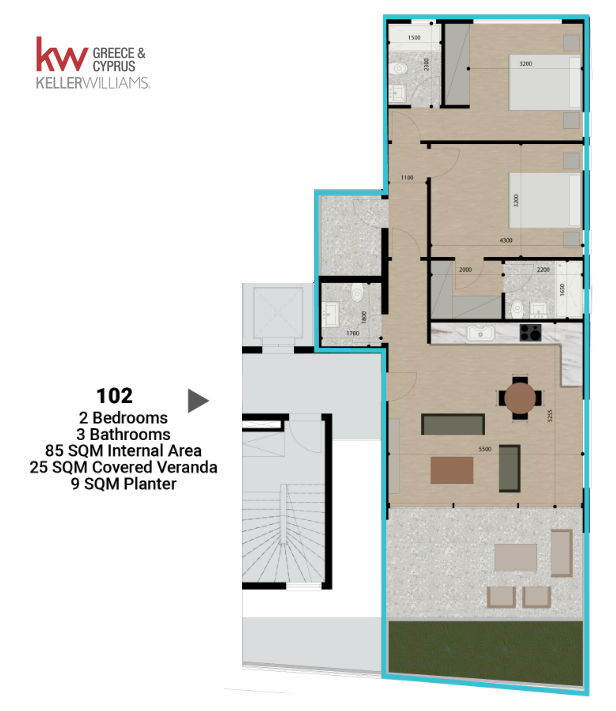 2 dormitorios Apartamento en Aglandjia, Nicosia, Chipre No. 60335