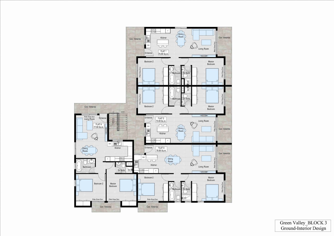 2 dormitorios Apartamento en Paphos, Chipre No. 64509