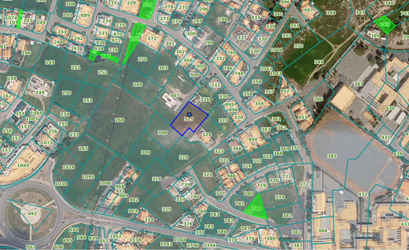 1868m2 Terreno en Paralimni, Ammochostos, Chipre No. 62575