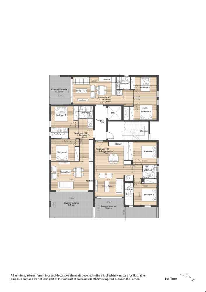 2 bedrooms Apartment in Limassol, Cyprus No. 64830