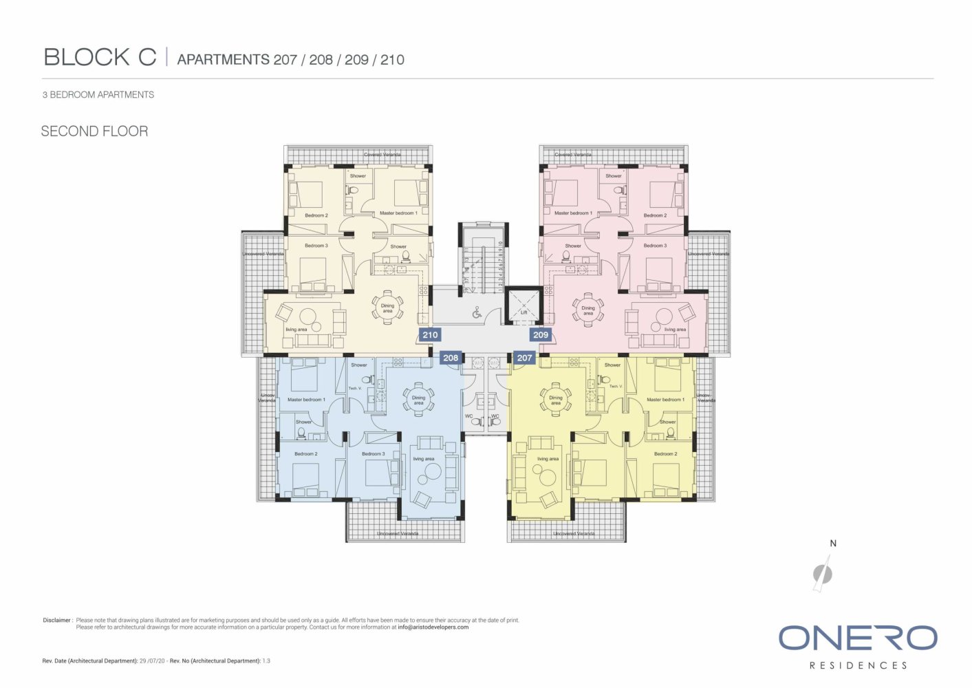 3 bedrooms Apartment in Kato Paphos, Paphos, Cyprus No. 65245