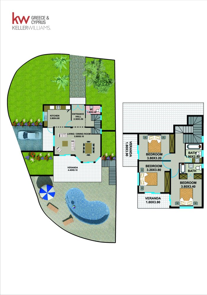 5 dormitorios Villa en Tala, Paphos, Chipre No. 60097