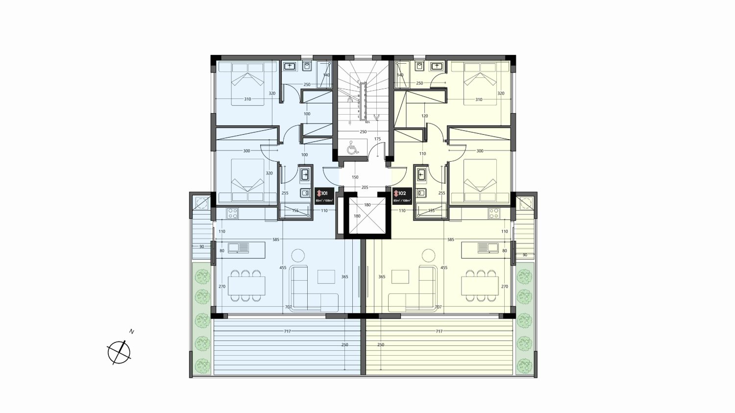 2 dormitorios Apartamento en Neapolis, Limassol, Chipre No. 64813