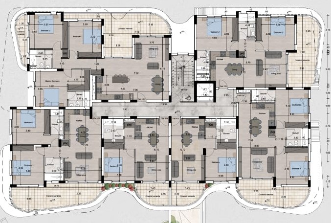 2 bedrooms Apartment in Larnaca, Larnaka, Cyprus No. 63498