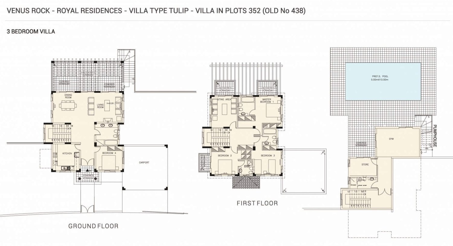 3 chambres Villa à Paphos, Chypre No. 63959