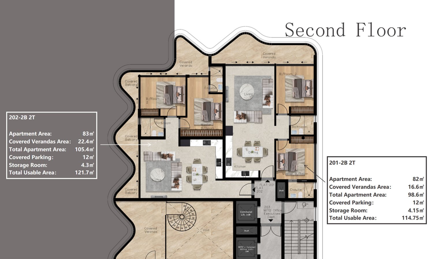 2 bedrooms Apartment in Paphos, Cyprus No. 64112