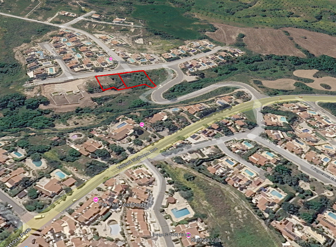 1409m2 Land in Tala, Paphos, Cyprus No. 62107