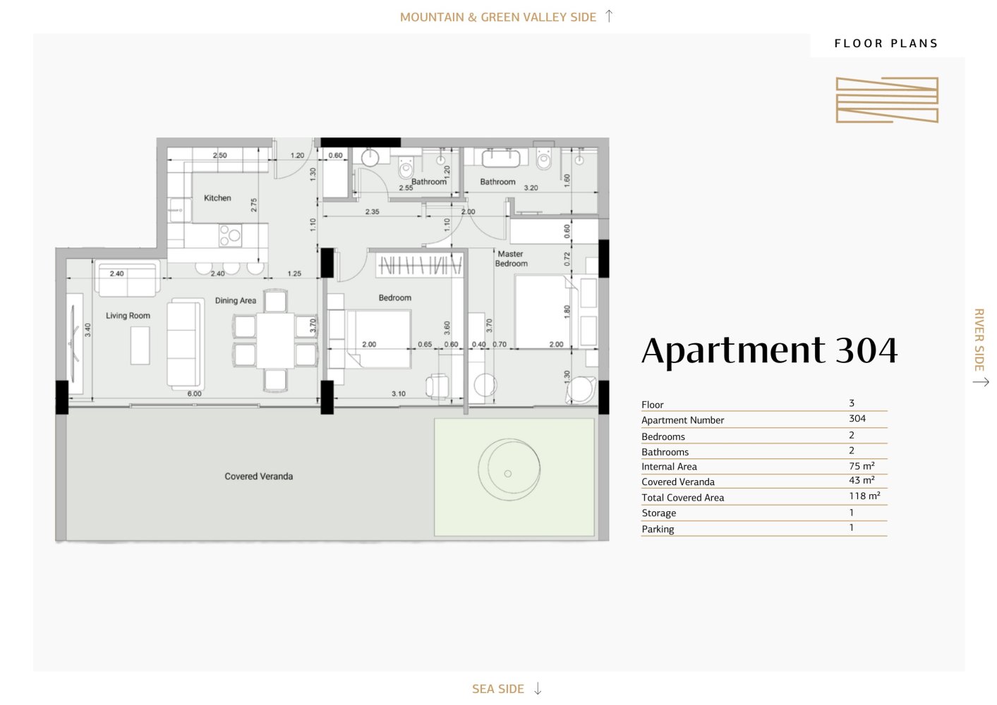 2 bedrooms Apartment in Limassol, Cyprus No. 63543