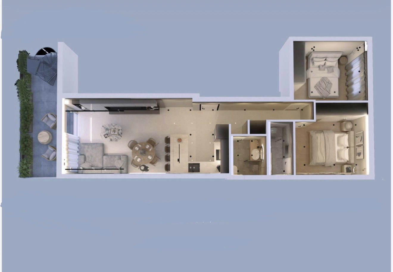3 bedrooms Apartment in Livadia, Larnaka, Cyprus No. 61383