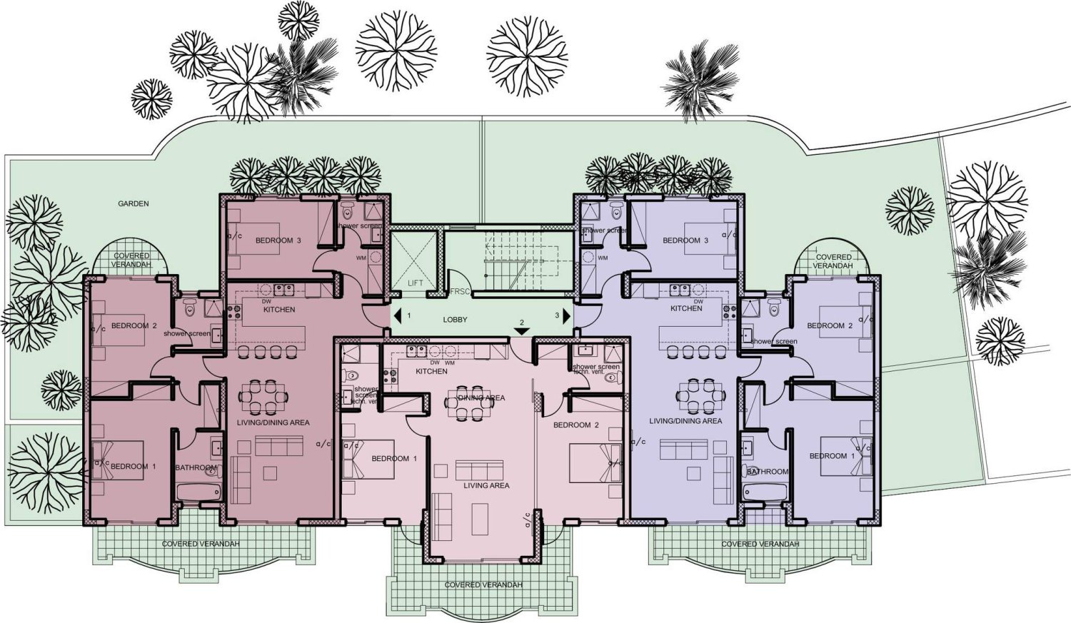 3 chambres Appartement à Paphos, Chypre No. 63736