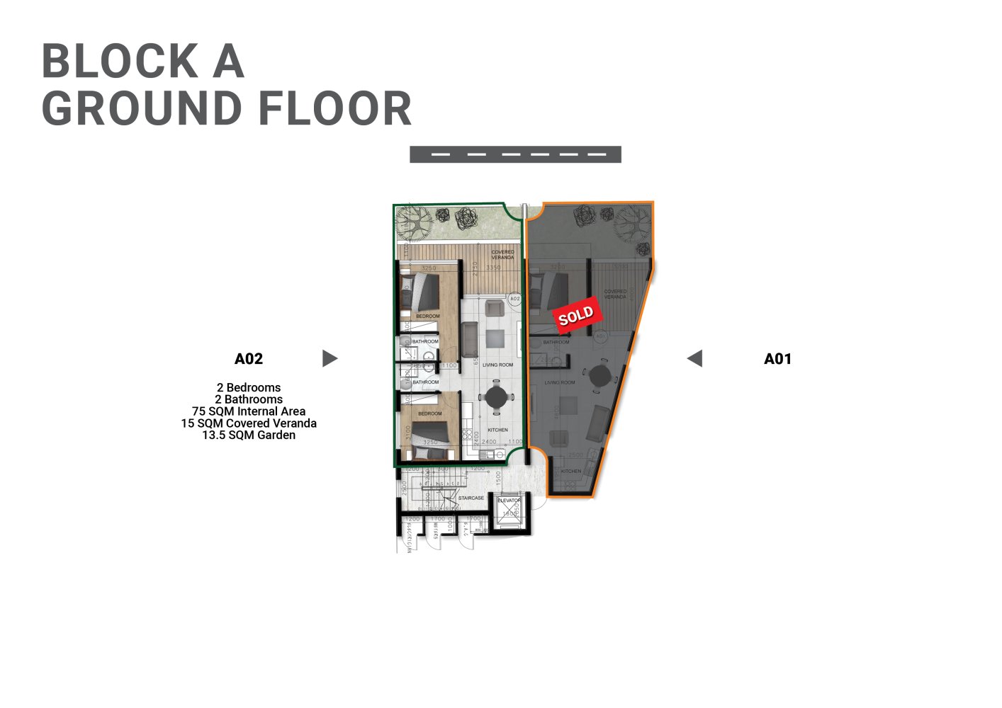 2 bedrooms Apartment in Larnaca, Larnaka, Cyprus No. 65273