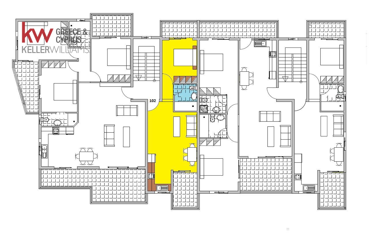 3 dormitorios Apartamento en Empa, Paphos, Chipre No. 61221