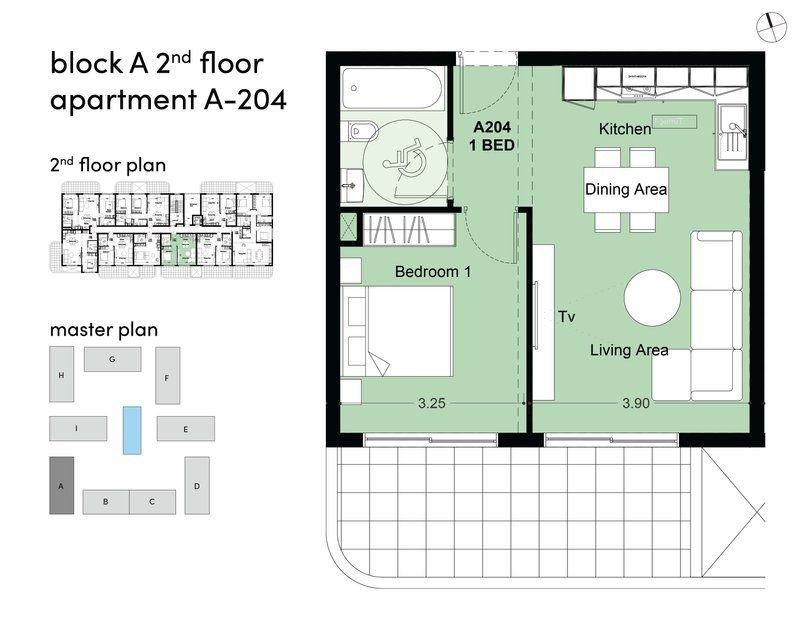 1 bedroom Apartment in Larnaca, Larnaka, Cyprus No. 64784