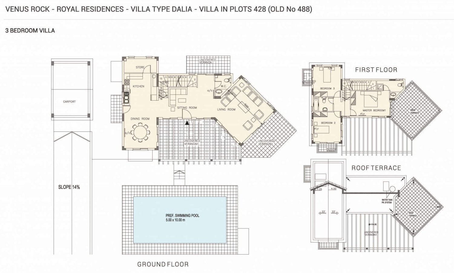 3 chambres Villa à Paphos, Chypre No. 63960