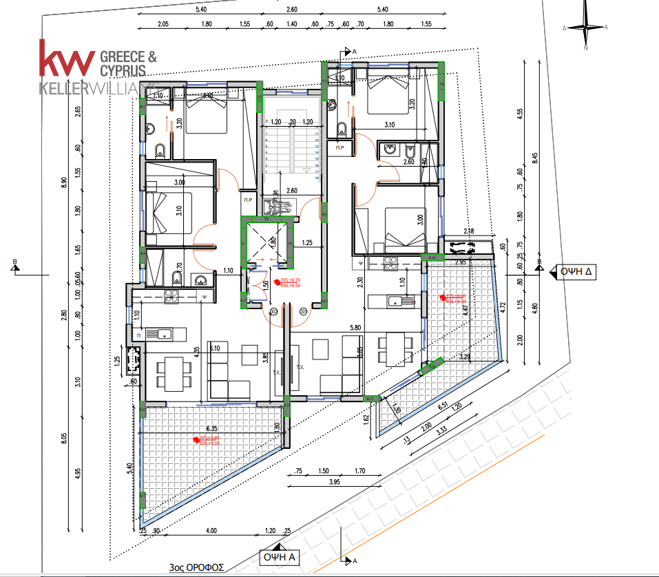 2 bedrooms Apartment in Larnaca, Larnaka, Cyprus No. 63396