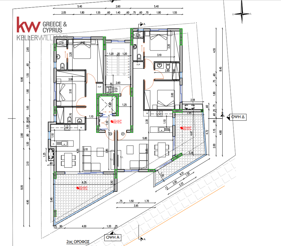 2 bedrooms Apartment in Larnaca, Larnaka, Cyprus No. 63396