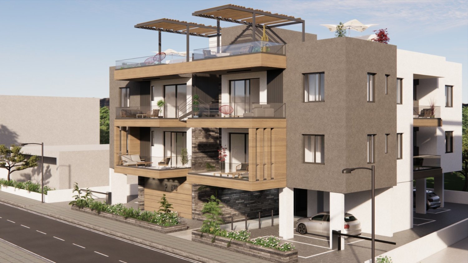 2 bedrooms Penthouse in Kiti, Larnaka, Cyprus No. 62269