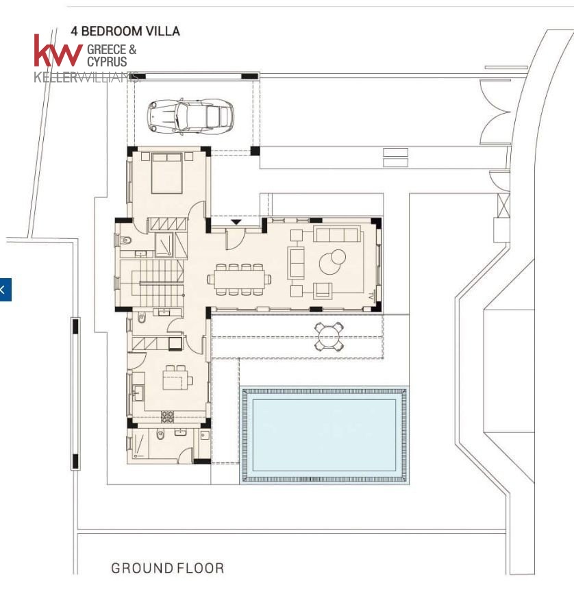 Вилла с 4 спальнями в Героскипу, Пафос, Кипр № 59644