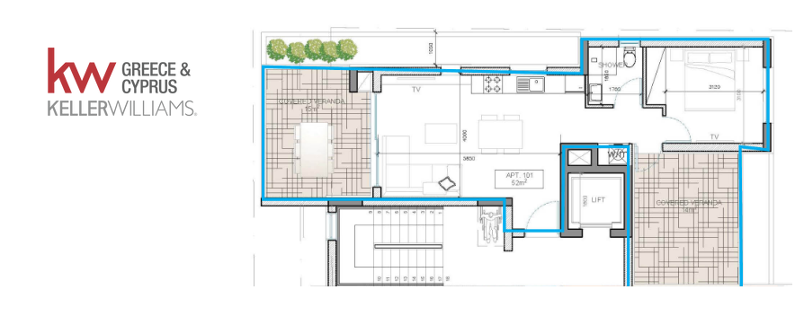 1 chambre Appartement à Livadia, Larnaka, Chypre No. 60333