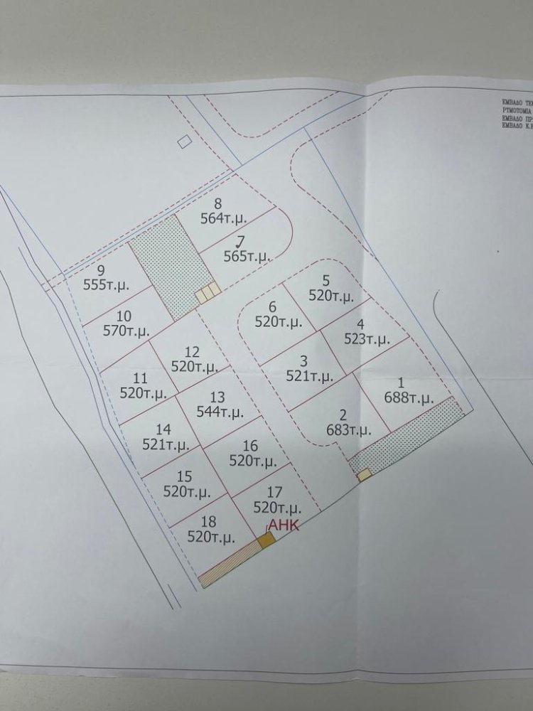 Земельный участок 14371м2 в Перволия, Ларнака, Кипр № 40089