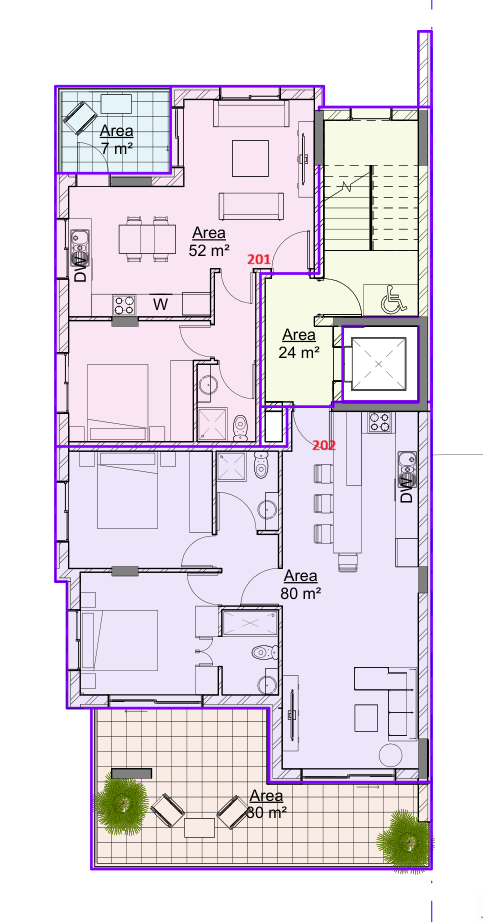 2 bedrooms Apartment in Larnaca, Larnaka, Cyprus No. 64409