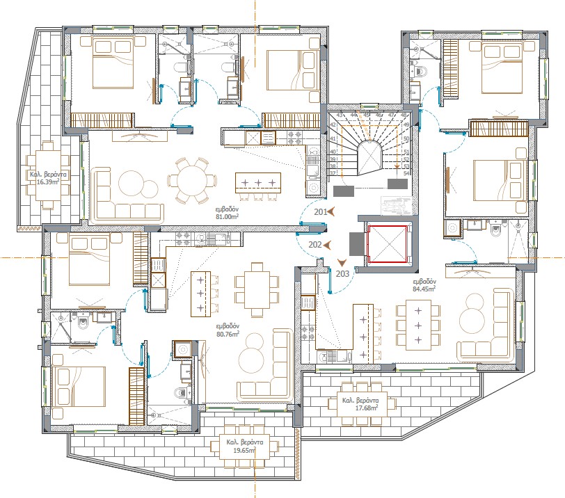 2 bedrooms Apartment in Deryneia, Ammochostos, Cyprus No. 61558