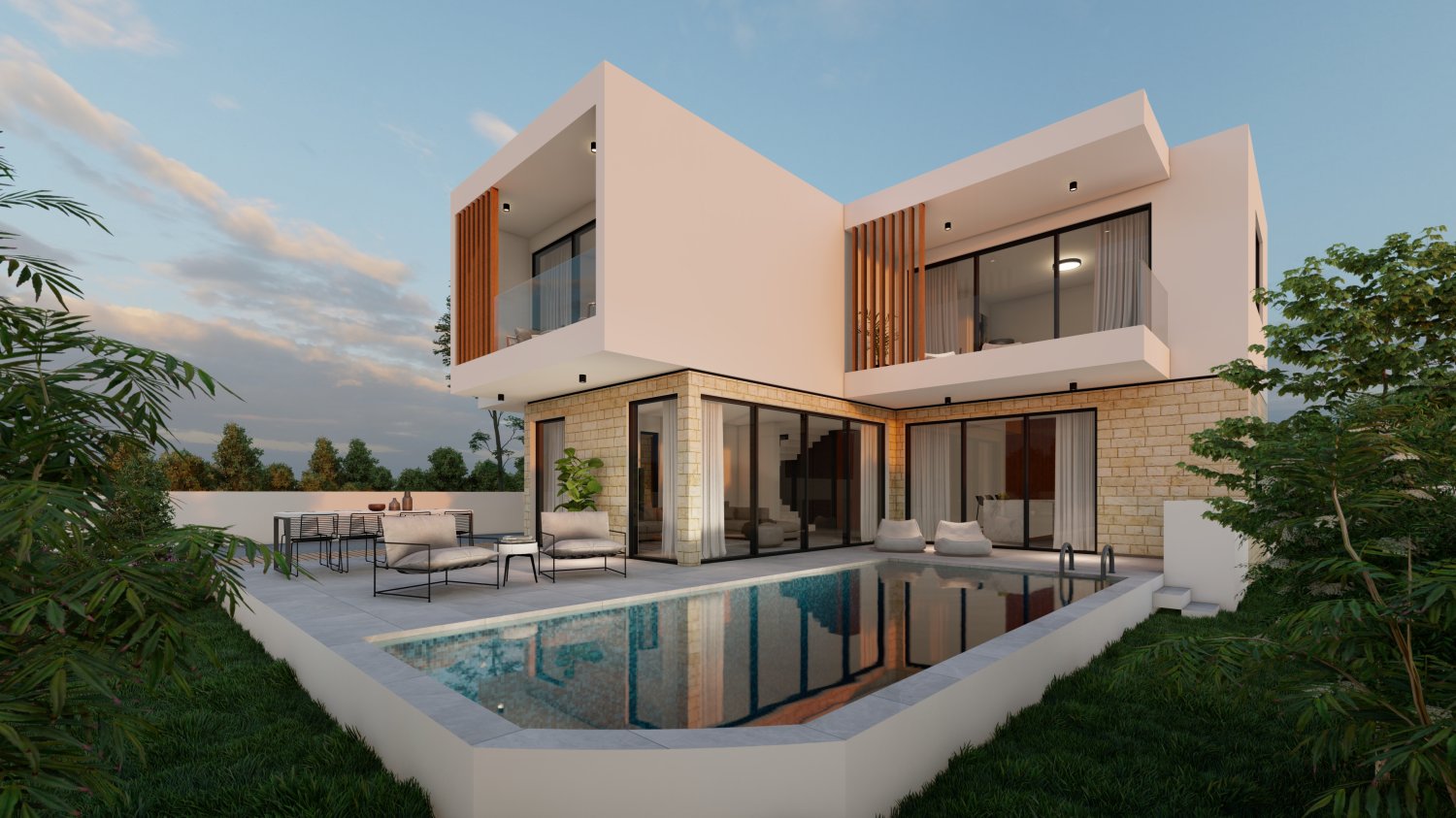4 chambres Villa à Paphos, Chypre No. 65332